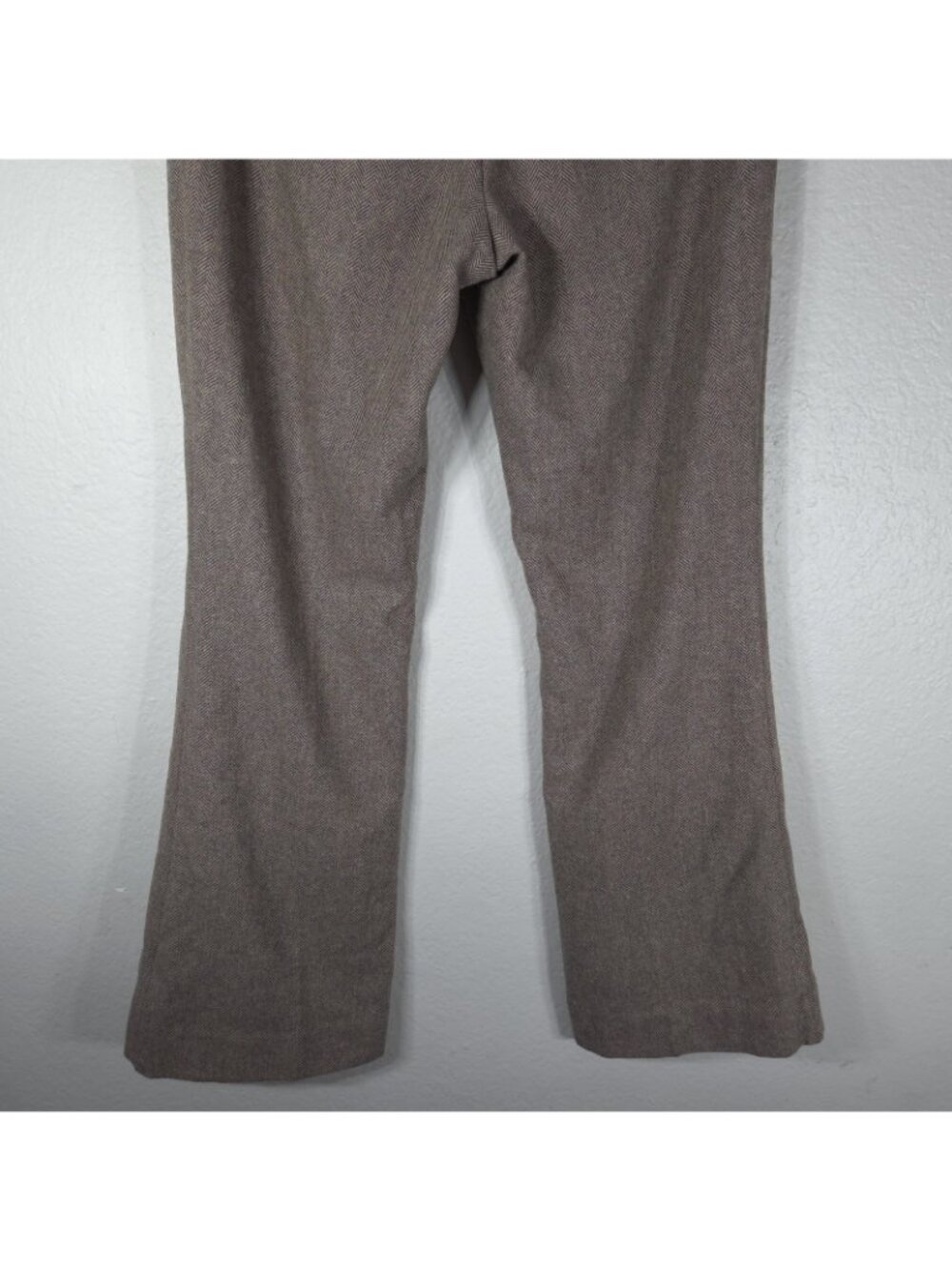 The Limited Tan Wool Blend Flare Pants Women's Size 6P Cassidy Fit Relaxed Hip - Picture 2 of 16